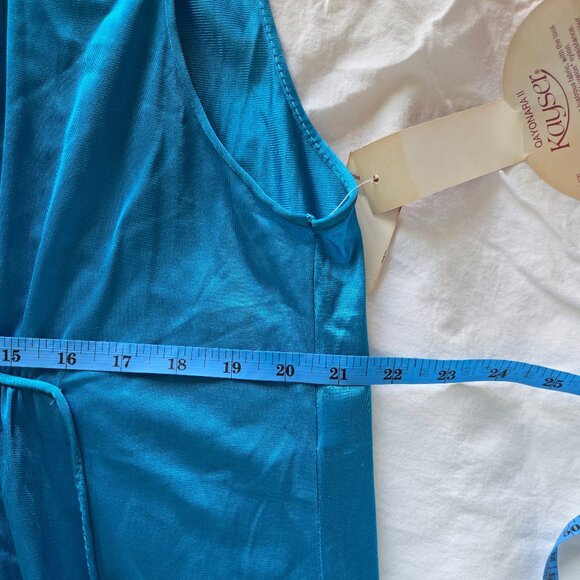 NWT Kayser Blue Maxi Slip Dress - Picture 8 of 9